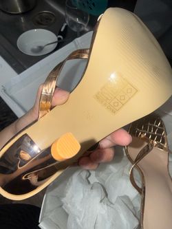 Rose gold heels