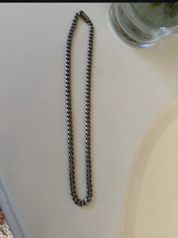 18” S925 Cuban necklace