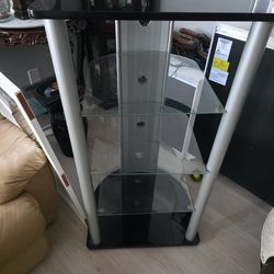 Stand/TV stand with glass shelves