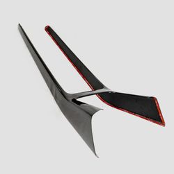 Brand New 2021-2024 Tesla Model 3 & 2020-2024 Tesla Model Y Real Carbon Fiber Center Console Side Trim Cover