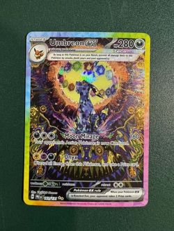 Umbreon EX  161/131 SV. prismatic Evolutions Fill Art