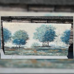🌳 “Tree Sentinel” Canvas Wall Art (48”x24”)