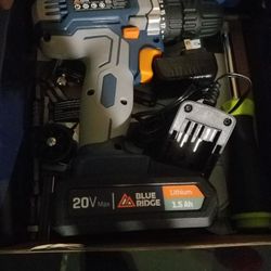20 Volt Cordless Power Drill 13 Bit 