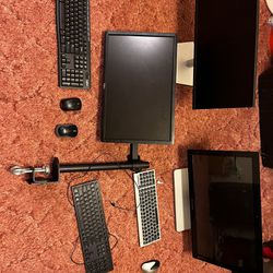 Desktop, Computer, Monitors, Keyboards, Wireless, Wireless Mouse