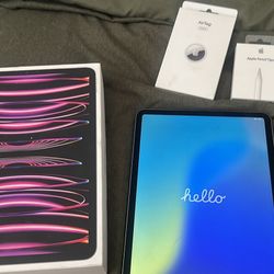 Apple iPad 11” (4th Gen, Wi-Fi, 256GB) + Apple Accessories Bundle — Excellent Condition