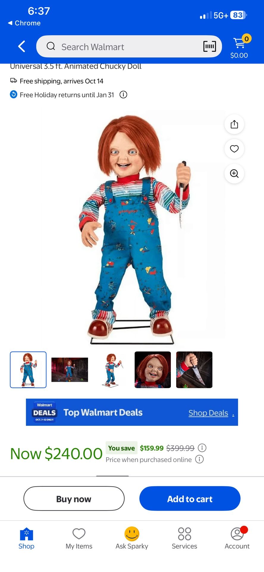 chucky 3.5 tall