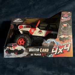 Jada Jurassic World Park Jeep Wrangler Remote Control Water & Land A/T 4x4 