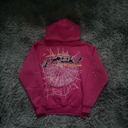 Sp5der Hoodie Pink 
