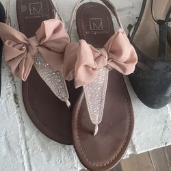 Cute Pink Sandals Size 7