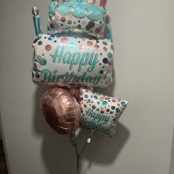 Happy Birthday Balloons Like New