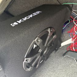 Subwoofer And two Midrange Speakers 