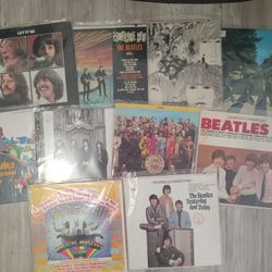 10 Near Mint BEATLES Vinyl Record Collection 