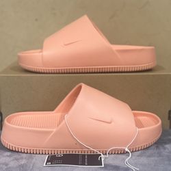 Nike Women Coral Slide Sandals 