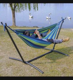 Hammock W Metal Frame 