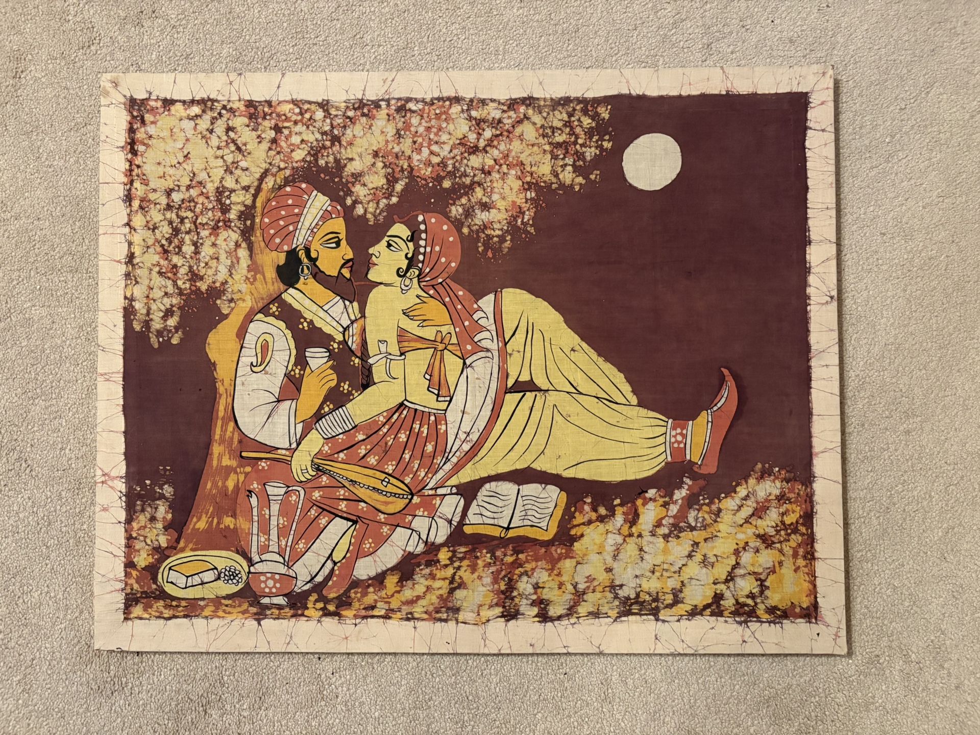 Decorative Wall Hanging, Authentic Batik Print