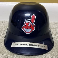 Michael Brantley Autographed Cleveland Indians Mini Helmet