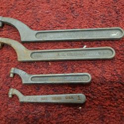4 Piece Spanner Wrench Lot