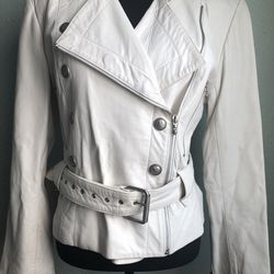 Vintage Genuine Soft Leather Biker Jacket VAKKO