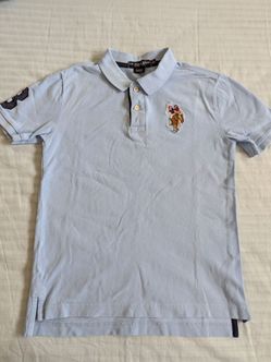 Boy's blue T-shirt POLO size 10-12