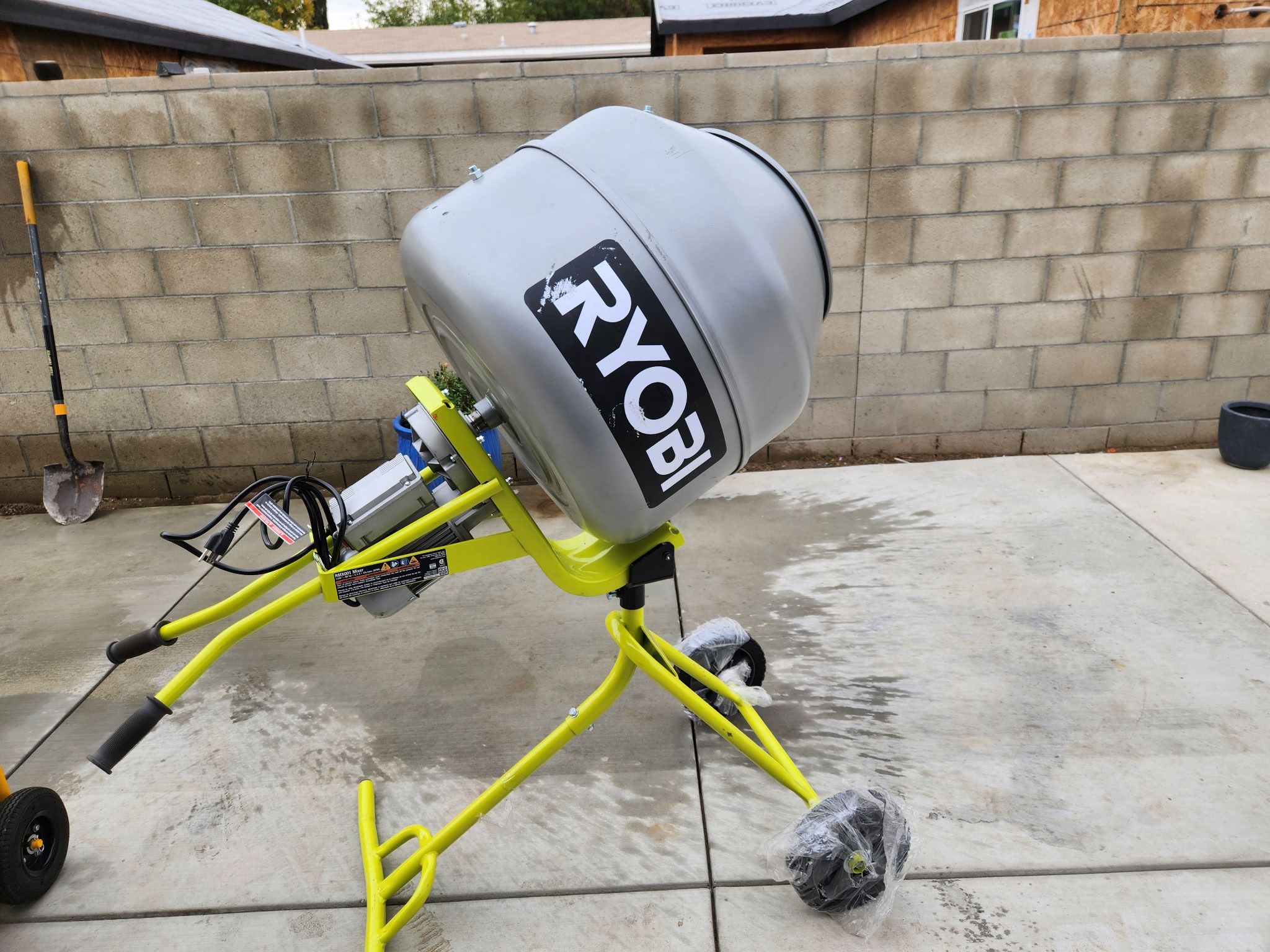 RYOBI 5.0 cu. ft. Portable Concrete Mixer