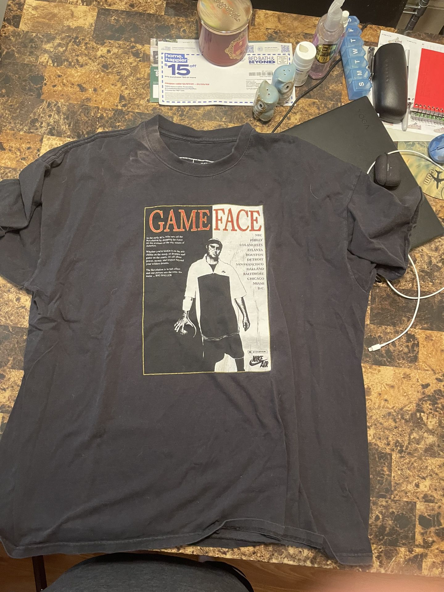 Nike Very Rare From Niketown  Gameface Basketball  Scarface T