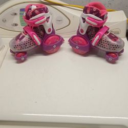 Size 11-2 Adjustable Kids Roller Skates 