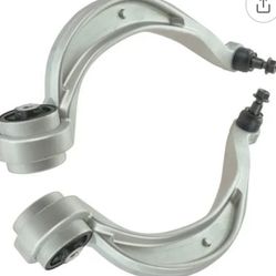 TRQ Front Left and Right Lower Rearward Control Arms with Ball Joint Drivers Side and passenger side  Compatible with 2010-2016 Audi A4 A4 Quattro 201