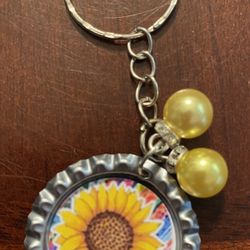 Sunflower Keychain