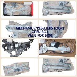Mechanics / Resellers ~ 8 Window Regulators Open Box Only ~ Amazing Deal!