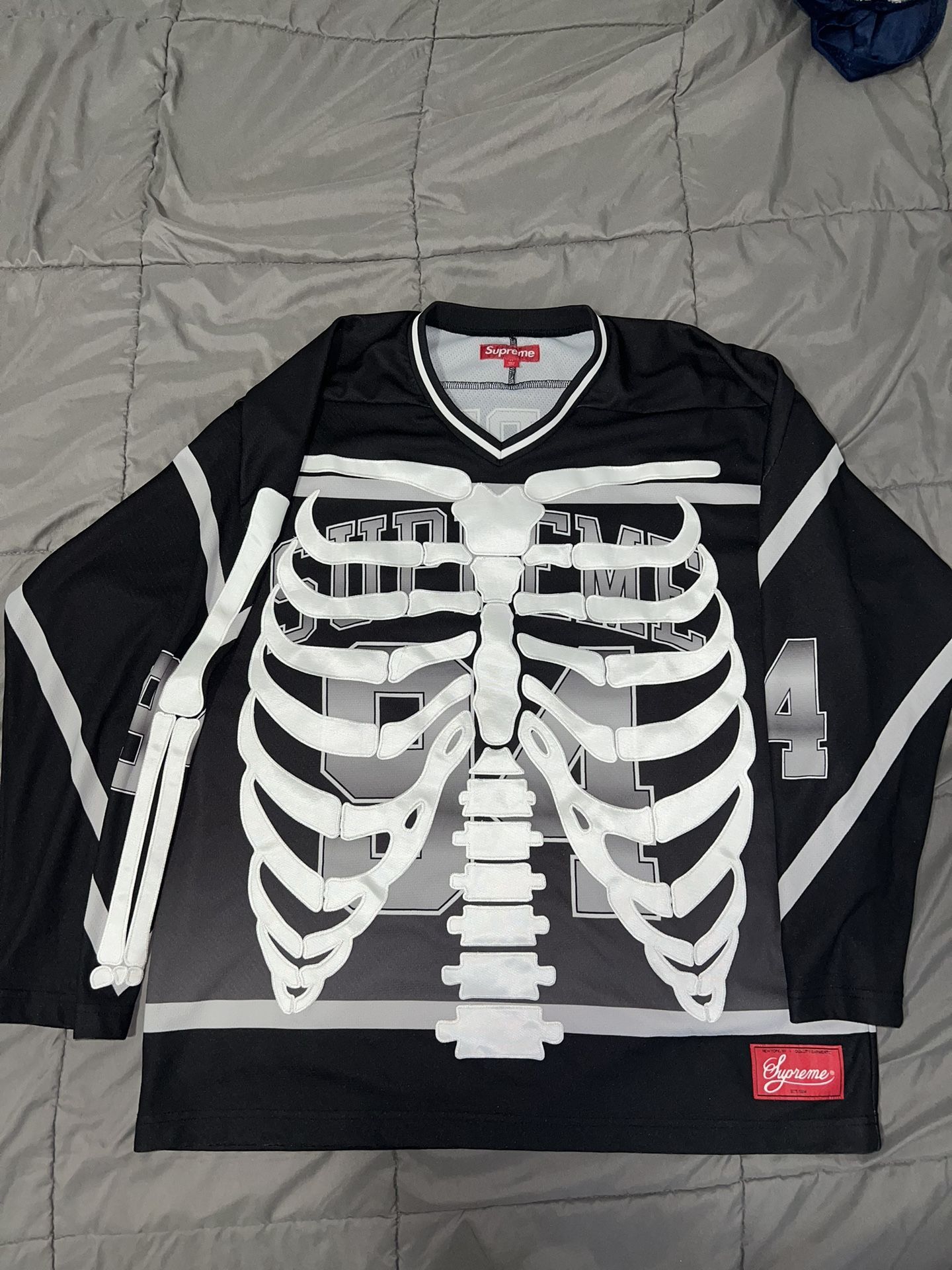 Supreme bones Hockey Jersey