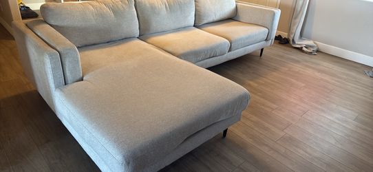 Living spaces L shaped couch