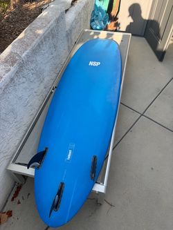 6’8 Midlength surfboard almost new 42L