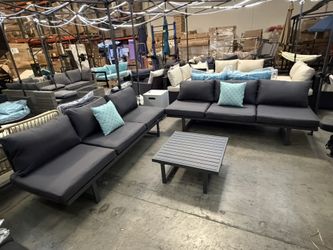 New Aluminum Frame Outdoor Patio Furniture Adjudtable Sofa / Lounge Chair 