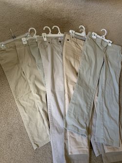 Girls pants - 7 pair, size 8-10