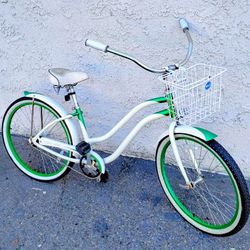 Classic Phat Sea Crest 26" Beach Cruiser Bike Bicicleta Basket 