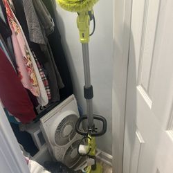 Ryobi Scrubber With Water Hose Connection Plus Extra Hard Bristle 9in Brush . 