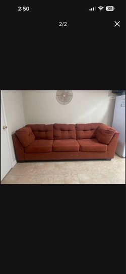 Free orange couch