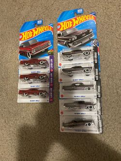 Hotwheels lot of 8 Chevy Impalas