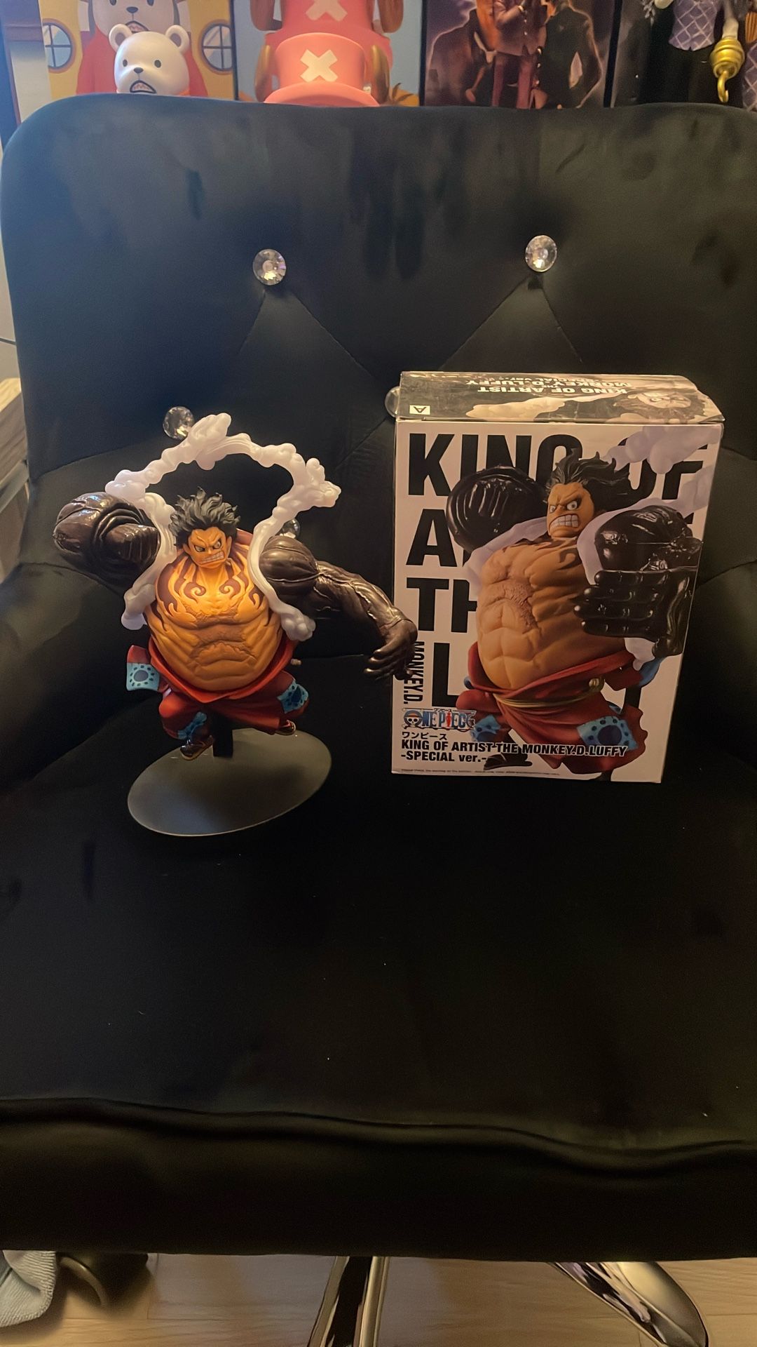 One Piece Anime Figure Monkey.D.Luffy Bounce Man