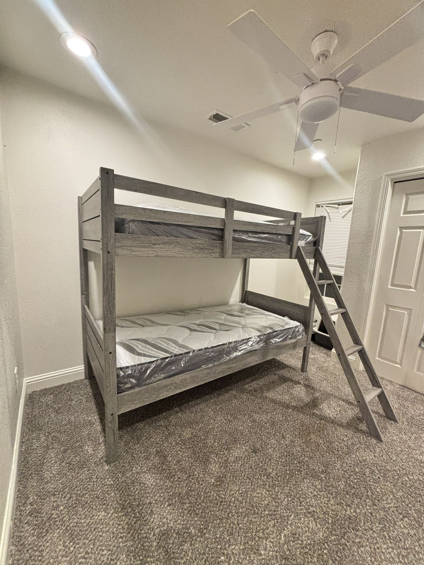 Bunk Bed With Mattresses -New