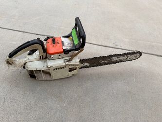 Arborist Stihl chain saw