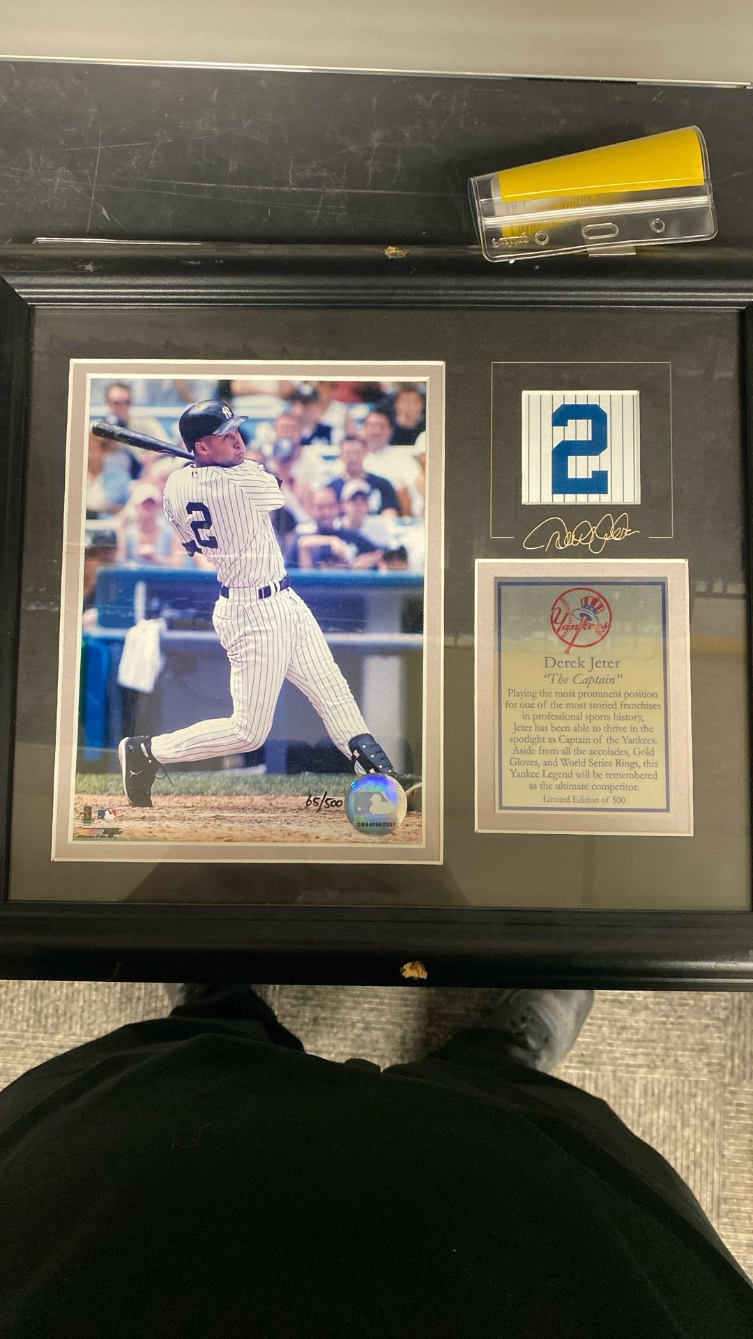 Signed Framed MLB Memorabilia