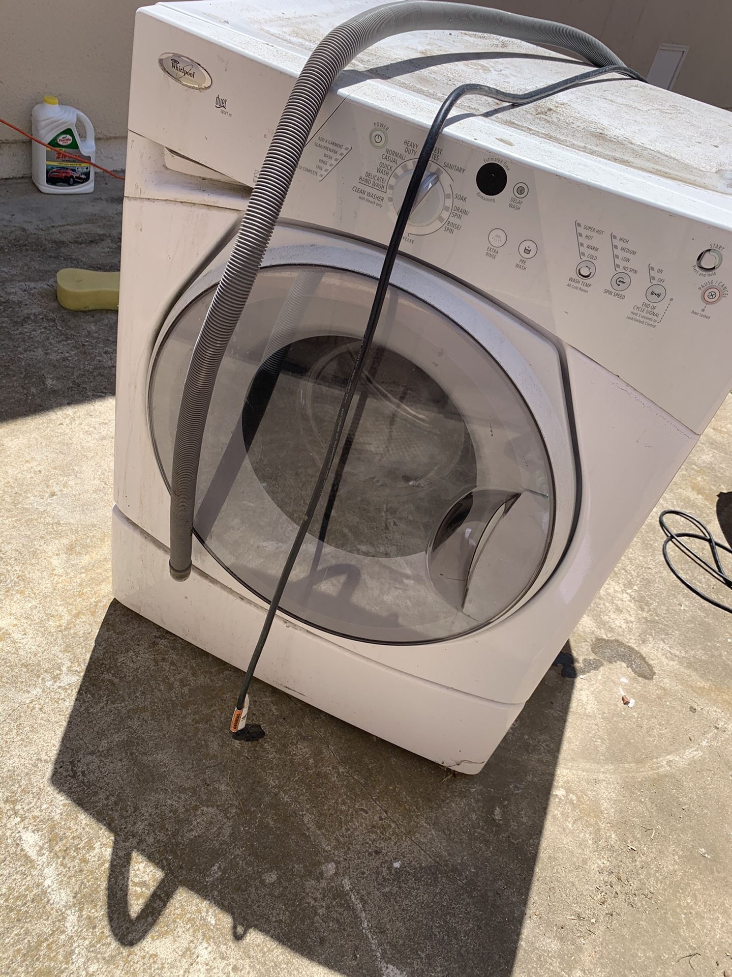 Free washer not working