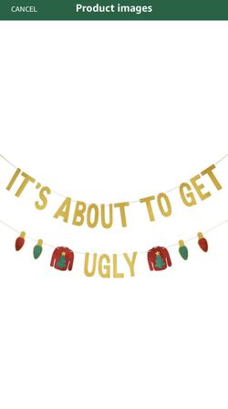 Ugly sweater Party Banner