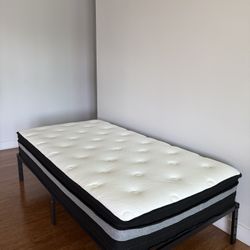 Twin Bed Mattress and Frame