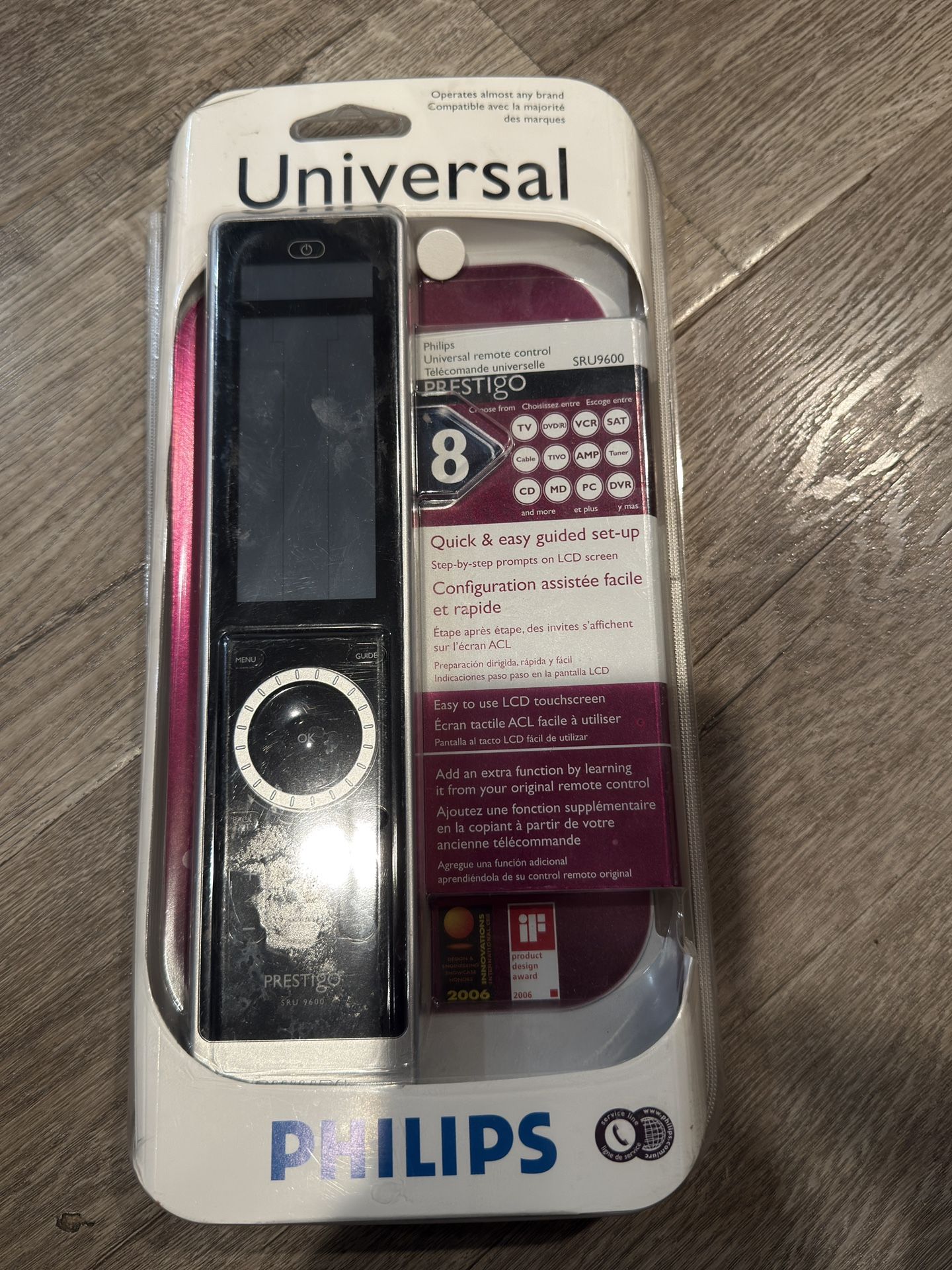 Philips Prestigo Universal Remote Control SRU9600 All in One BRAND NEW SEALED