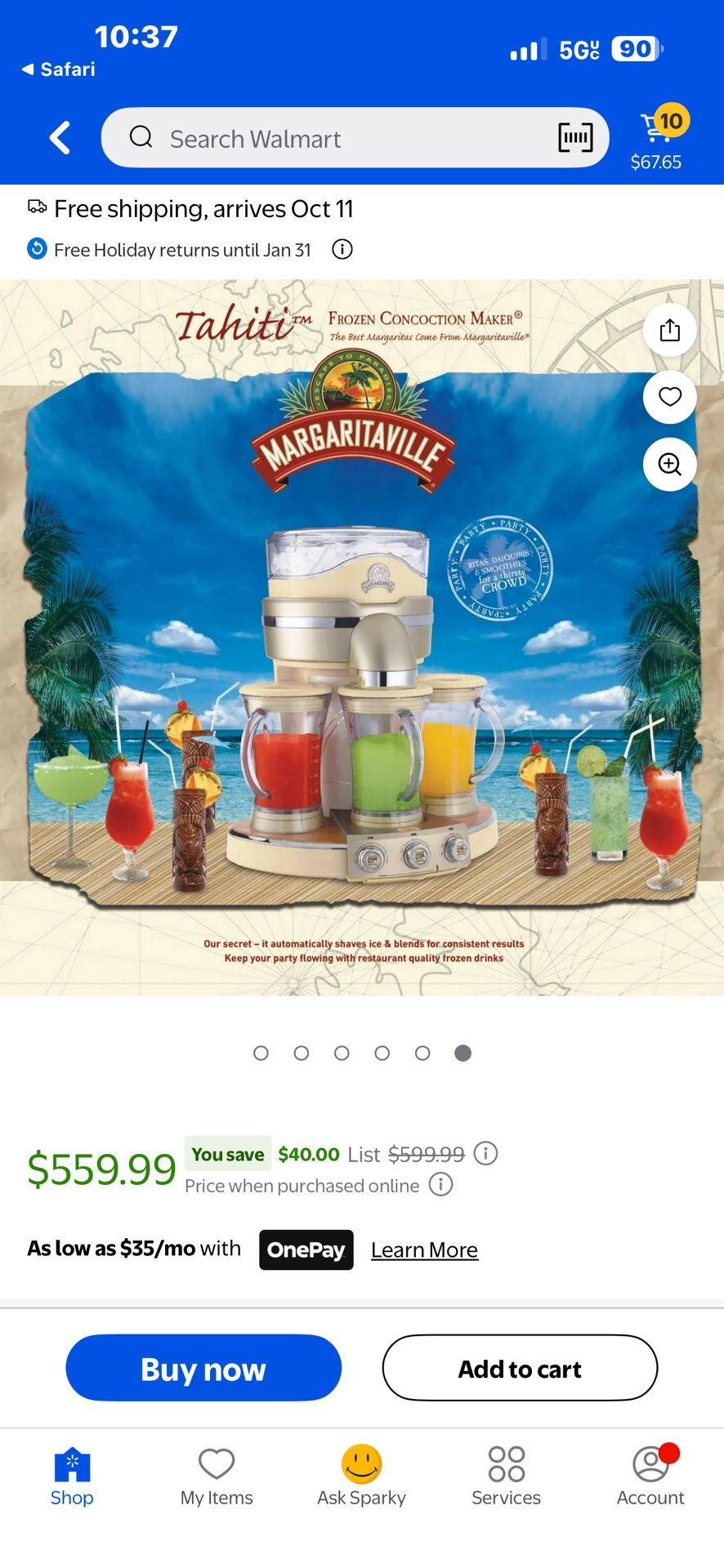 Margarita Machine Maker Drinks Margarita Maker Blender It Makes Frozen Drinks Smoothies New In Box