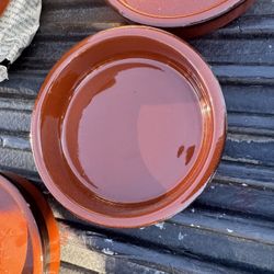 10 Pieces Creme Brulee Flan Baking Dish Dessert  Pottery