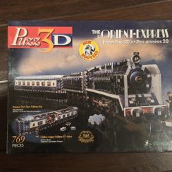 Puzz 3d The Orient Express  769 pieces NEW Wrebbit