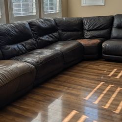 6 PCs Ashley Recliner Sofa Set